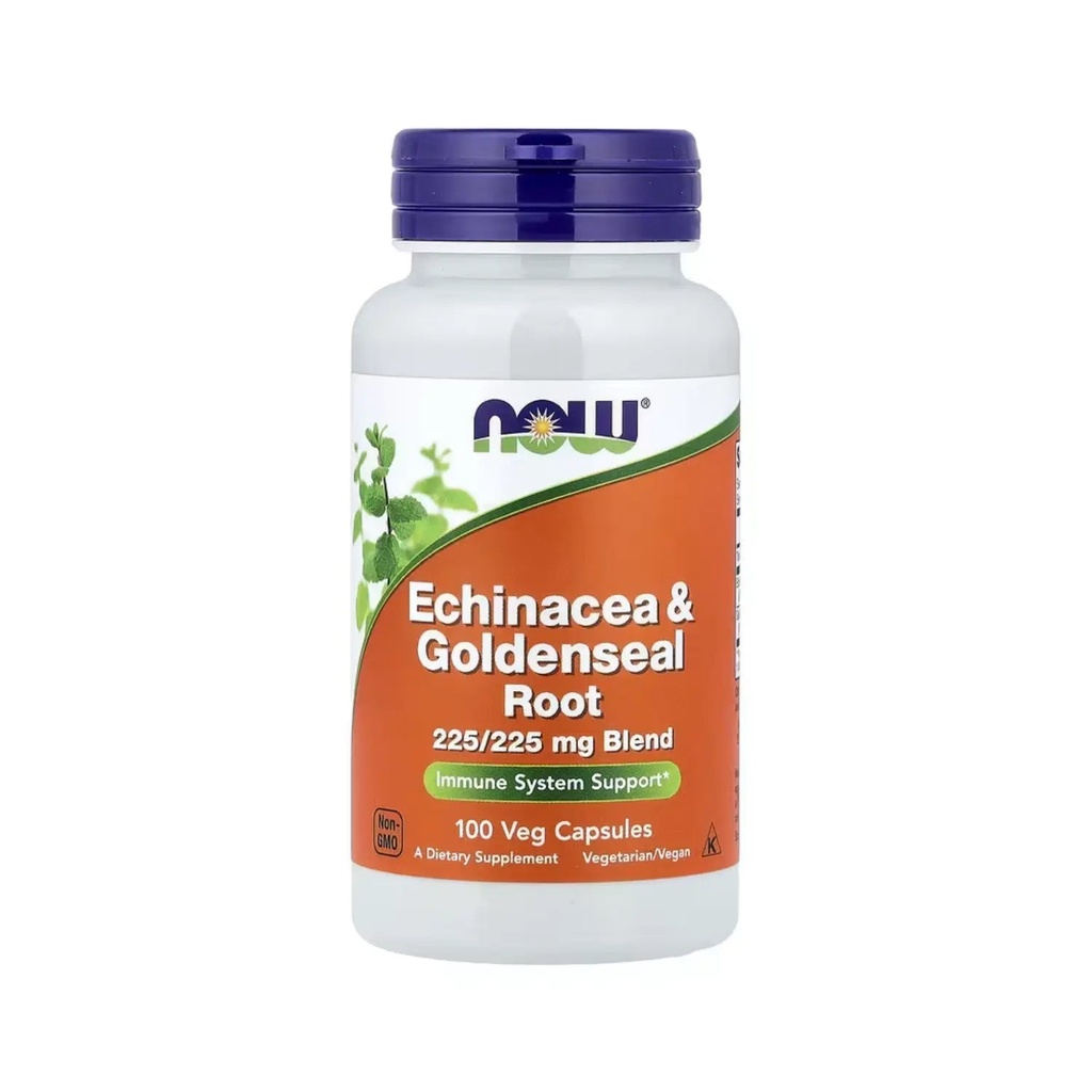 [733739046659] Raiz de Equinacea y de Sello de Oro 100caps (Now Foods)