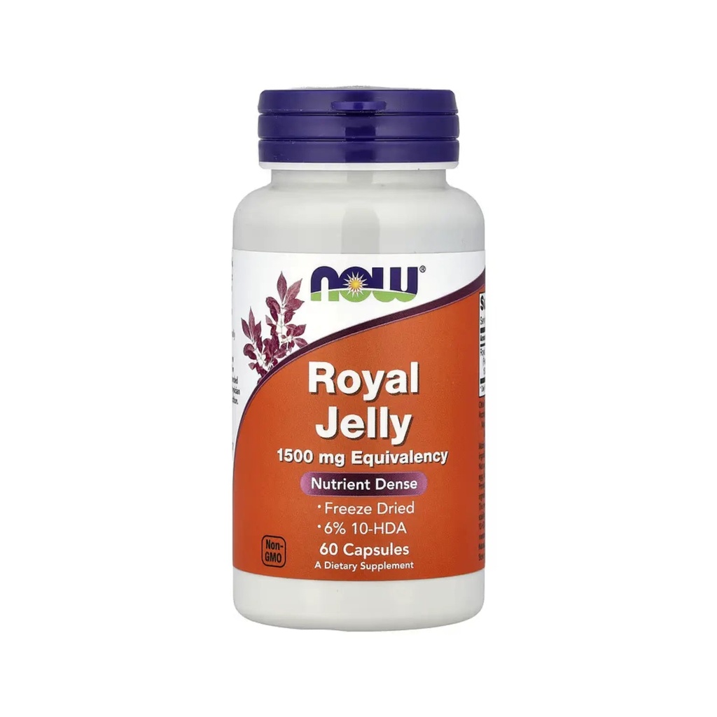 [733739025654] Jalea Real 60caps 1500mg c/u (Now Foods)
