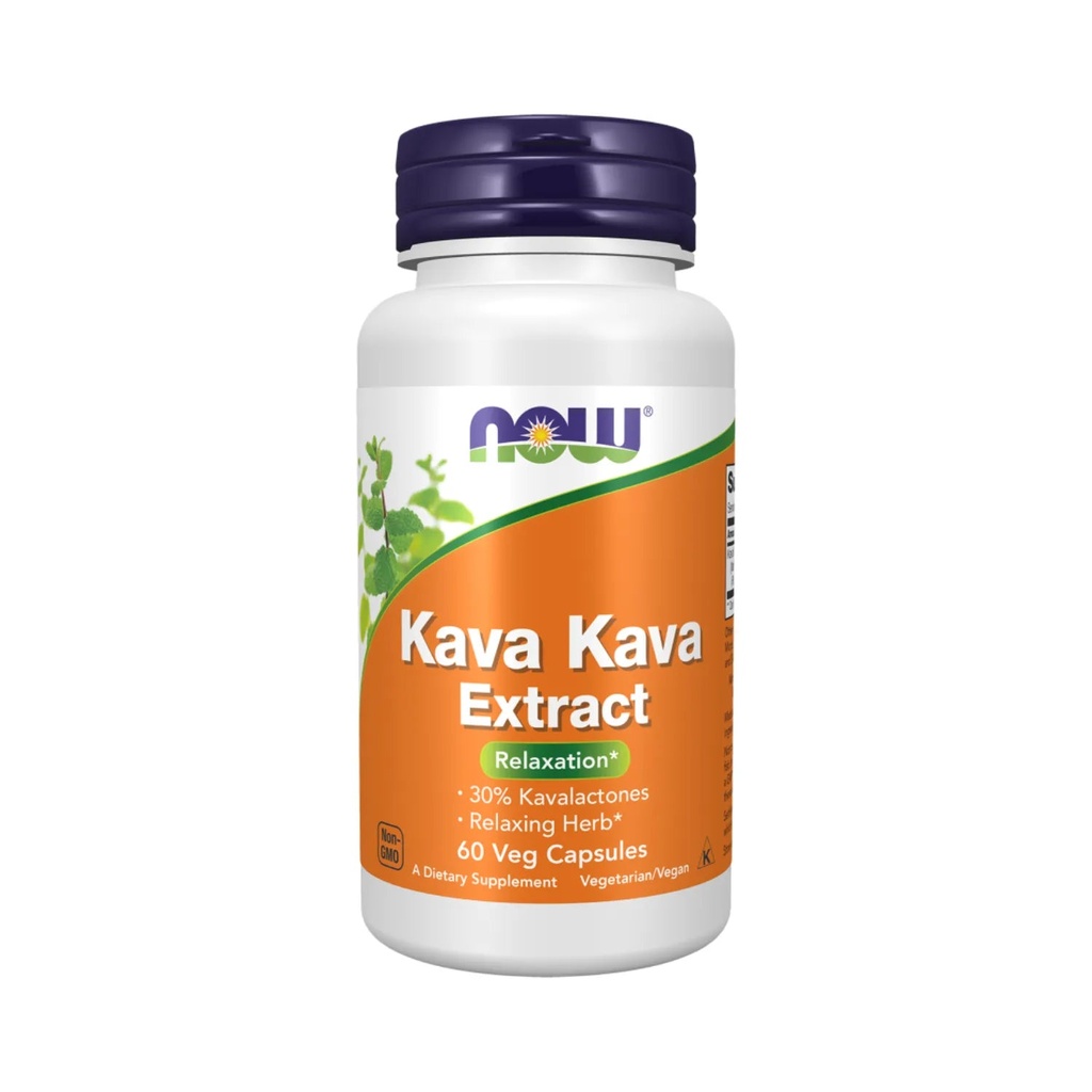 [733739047168] Extracto de Kava Kava 60caps 250mg c/u (Now Foods)