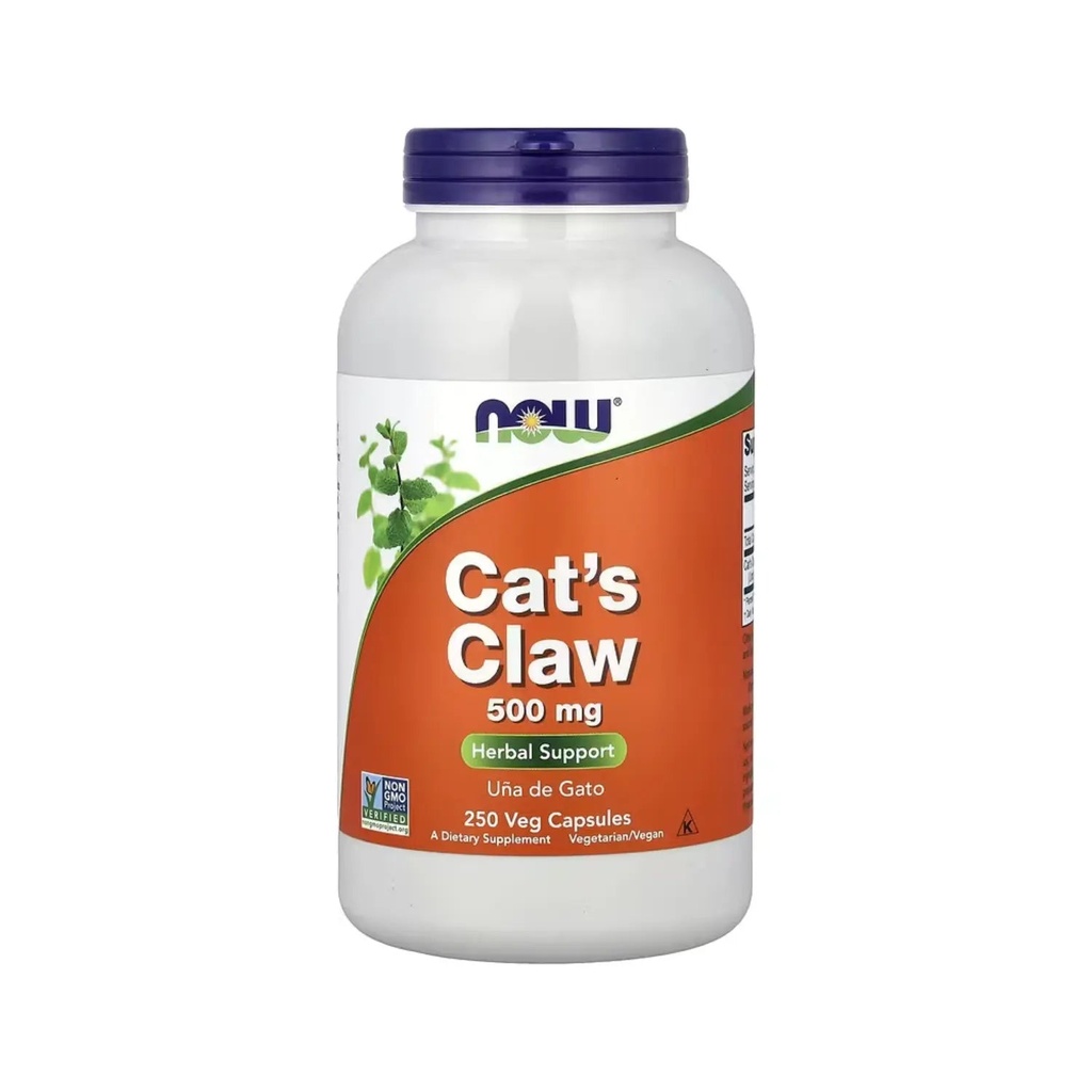 [733739046215] Uña de Gato 250caps 500mg c/u (Now Foods)