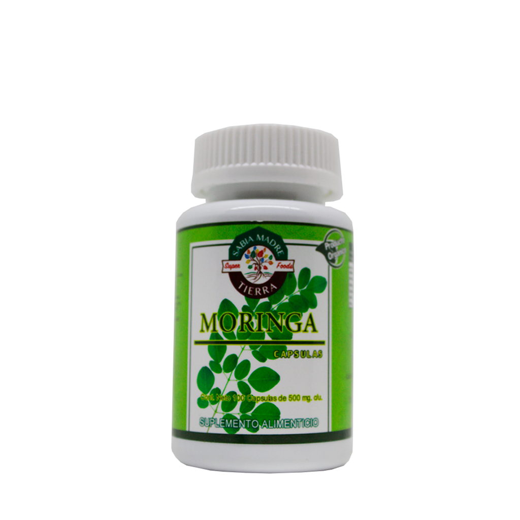 [0643131471334] Capsulas de Moringa 100 pzas (Sabia madre tierra)