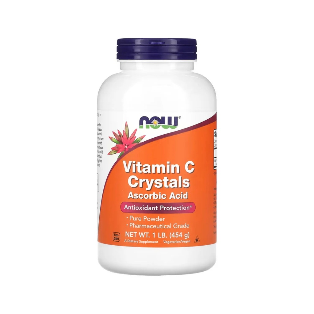 [733739007919] Cristales de Vitamina C 454g (Now Foods)