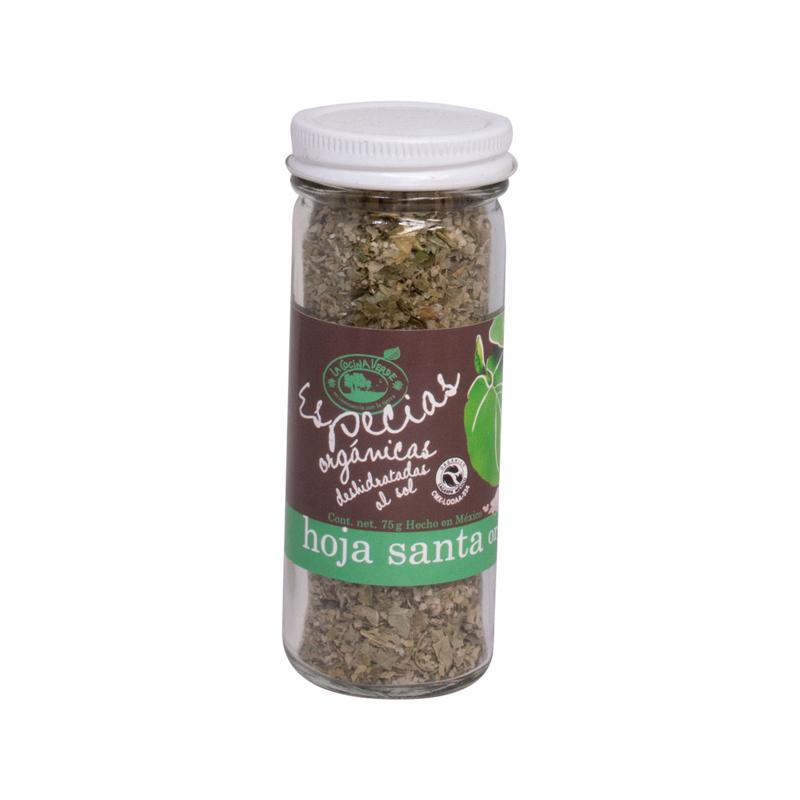 Especia hoja santa con sal 75 gr organico (La Cocina Verde)
