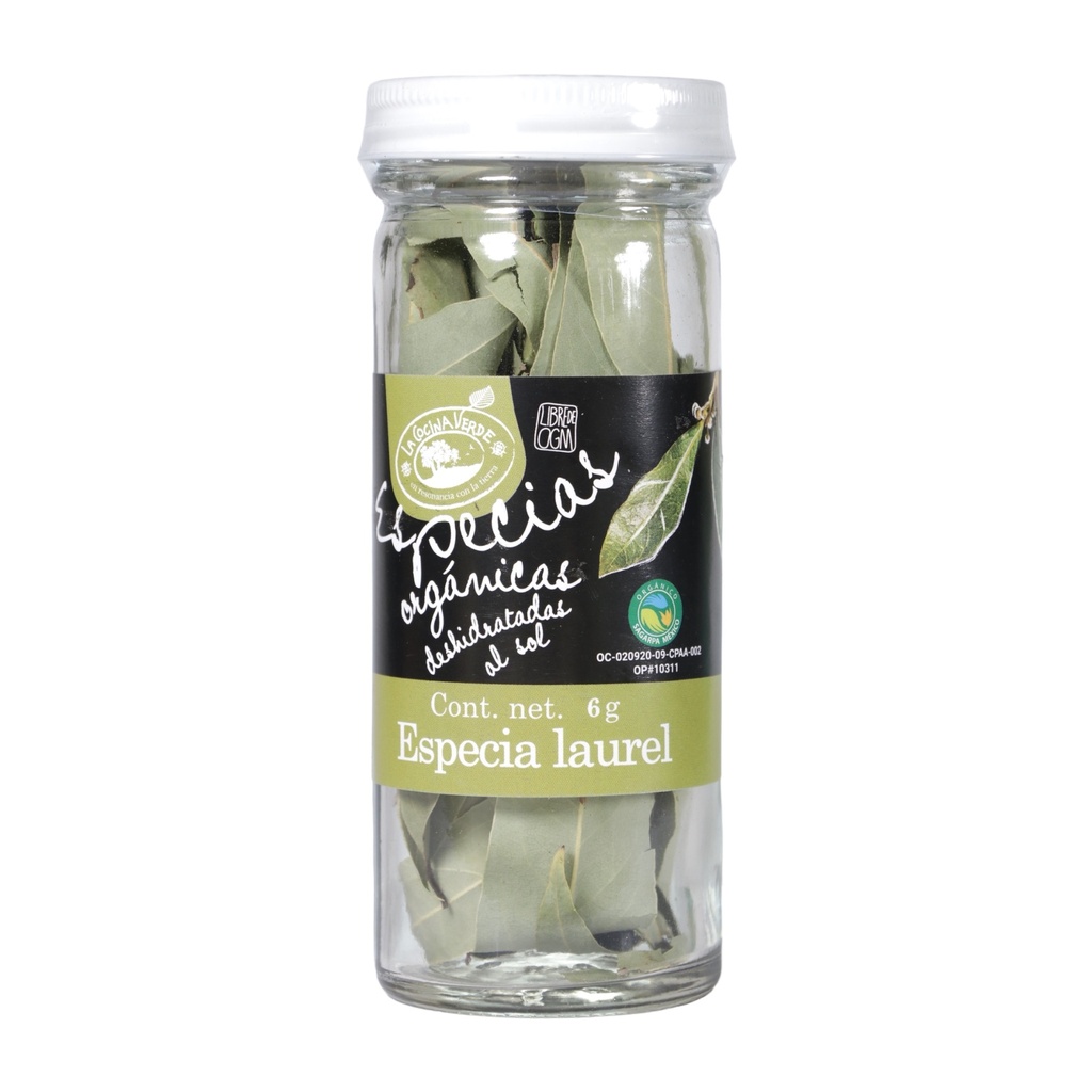 [0723707896386] Especia laurel 6 g (La Cocina Verde)