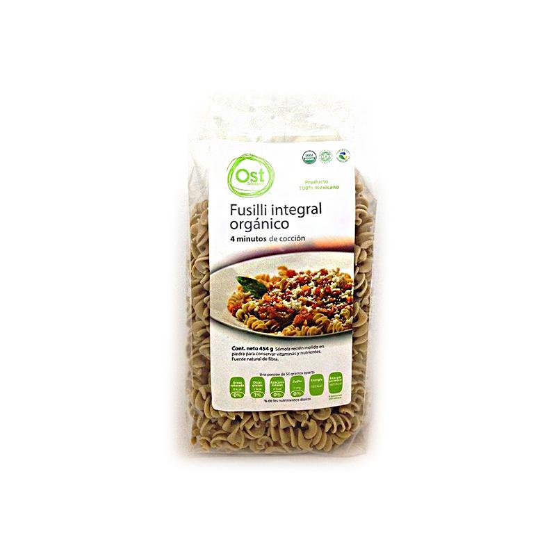 [7500326306303] Pasta Fusilli Integral 454g Ost Gourmet