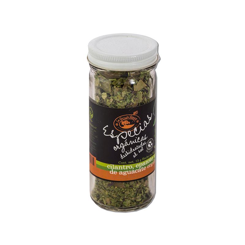[0723707896317] Especia cilantro epazote hoja de agua 15 g organico (La Cocina Ve