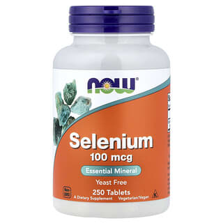 Selenio 100mcg 250 tabs (Now Foods)
