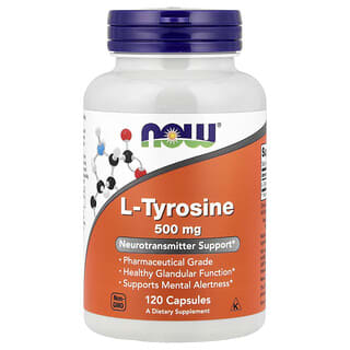L-tirosina 500 mg 120 cápsulas (Now Foods)