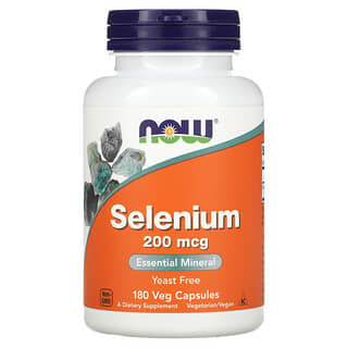 Selenio 200mcg 180 vcaps (Now Foods)