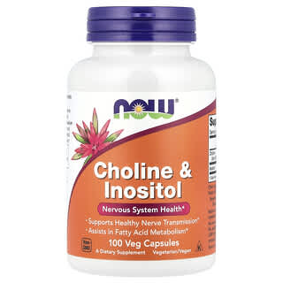 Choline & inositol / colina e inositol 100caps (Now Foods)