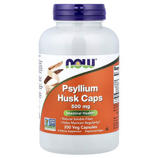 Psyllium husk cáscaras fibra 500mg 200vegcaps (Now Foods)