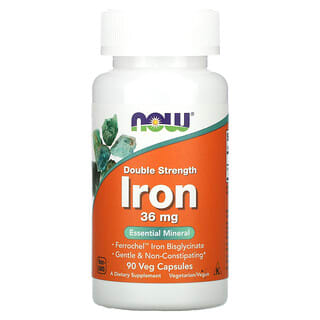 Iron ferrochel hierro 36 mg 90 vegcaps (Now Foods)