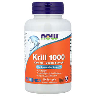 Neptune krill 1000 mg 60 softgels (Now Foods)