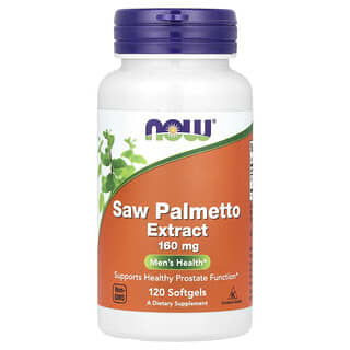 Saw palmetto 160 mg 120 sgels (Now Foods)
