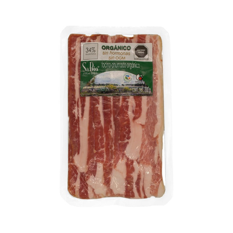 Tocino Ahumado de Cerdo Orgánico 200g (Sabio)