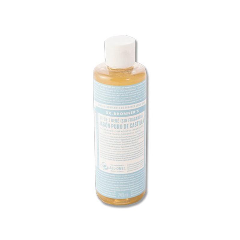 [018787505717] Jabon liquido baby mild de castilla 8oz (Dr.Bronners)