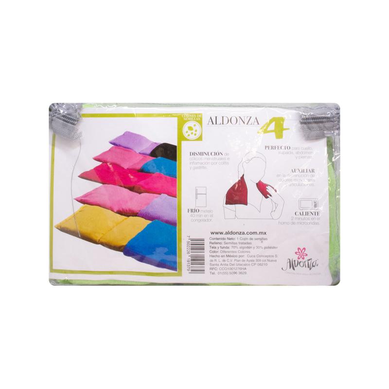Cojin de semillas 4 pzs (aldonza)