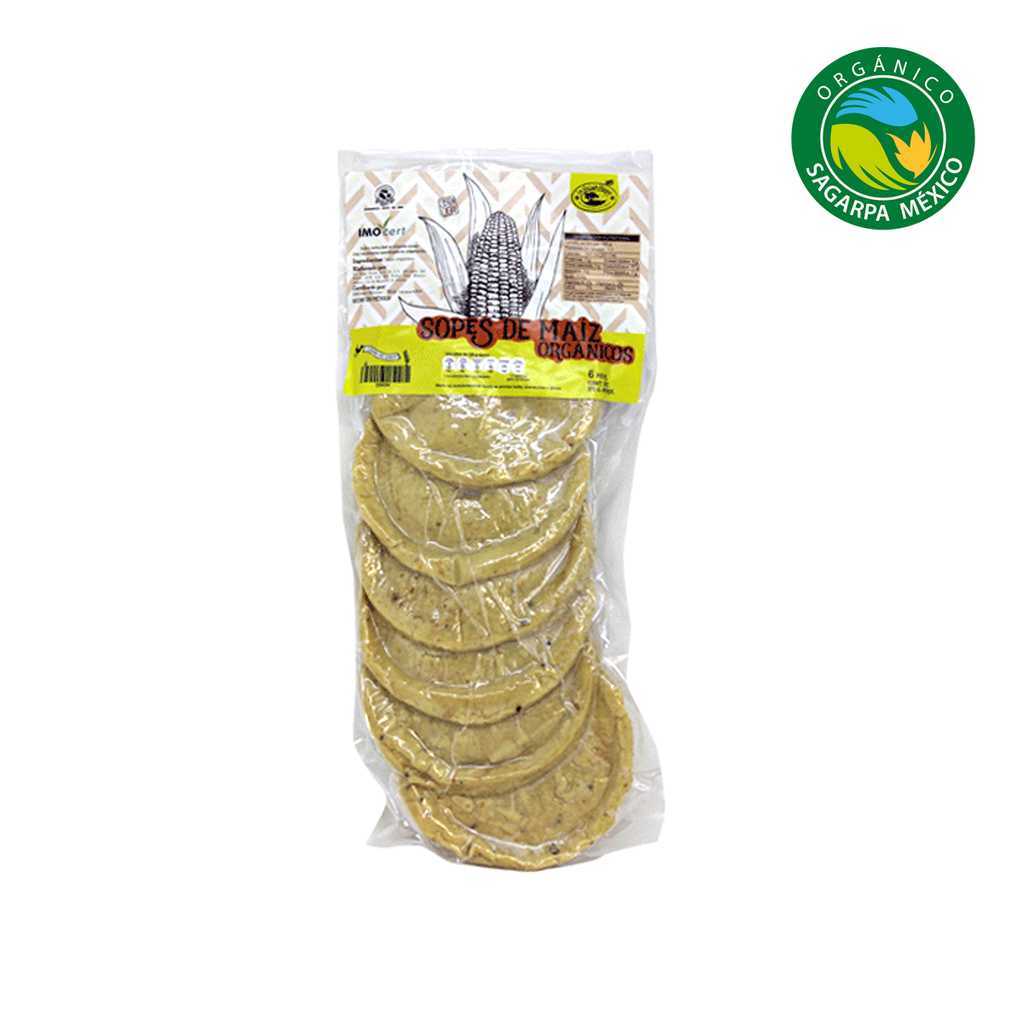 [0723707898724] Sopes 250 g 6 pz (La Cocina Verde)