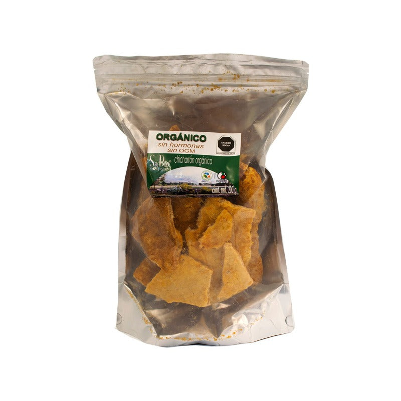 Chicharron de cerdo organico 200g (Sabio)