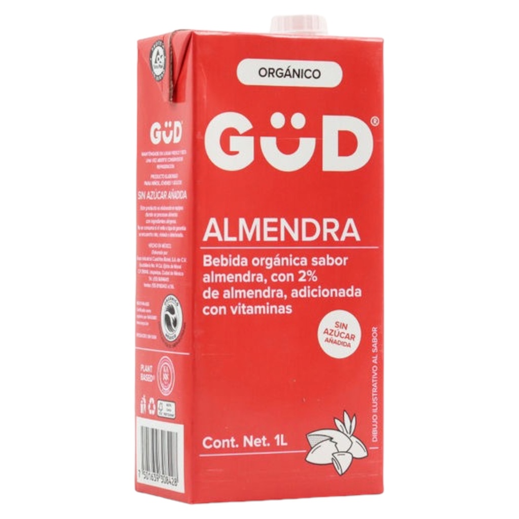 [7501639308428] Bebida de Almendra Sin Azúcar 1L Gud