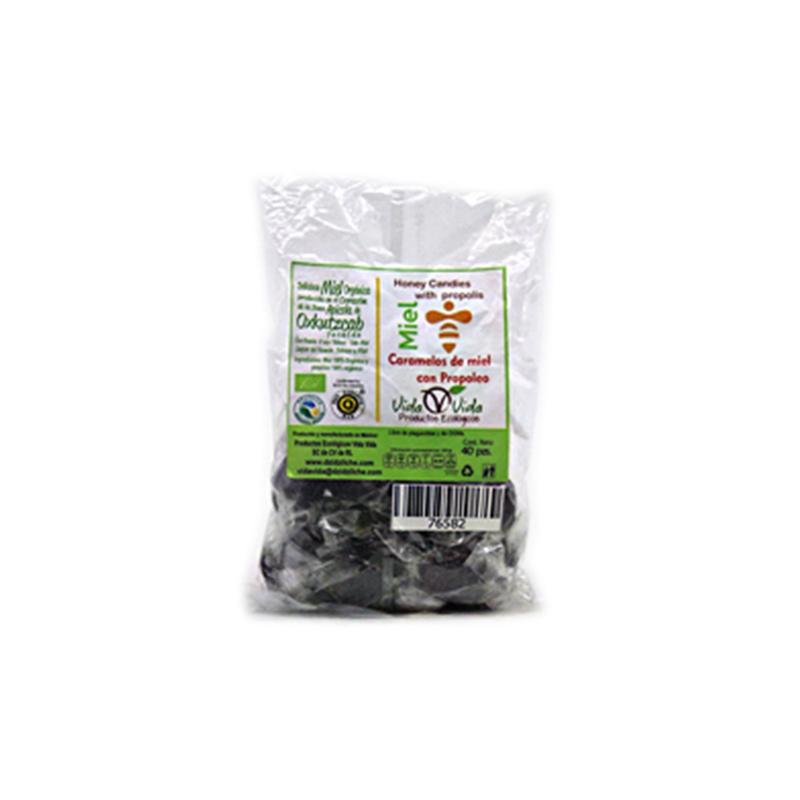 [76582] Caramelos de Miel con Propóleo 40 pzas Vida Vida 
