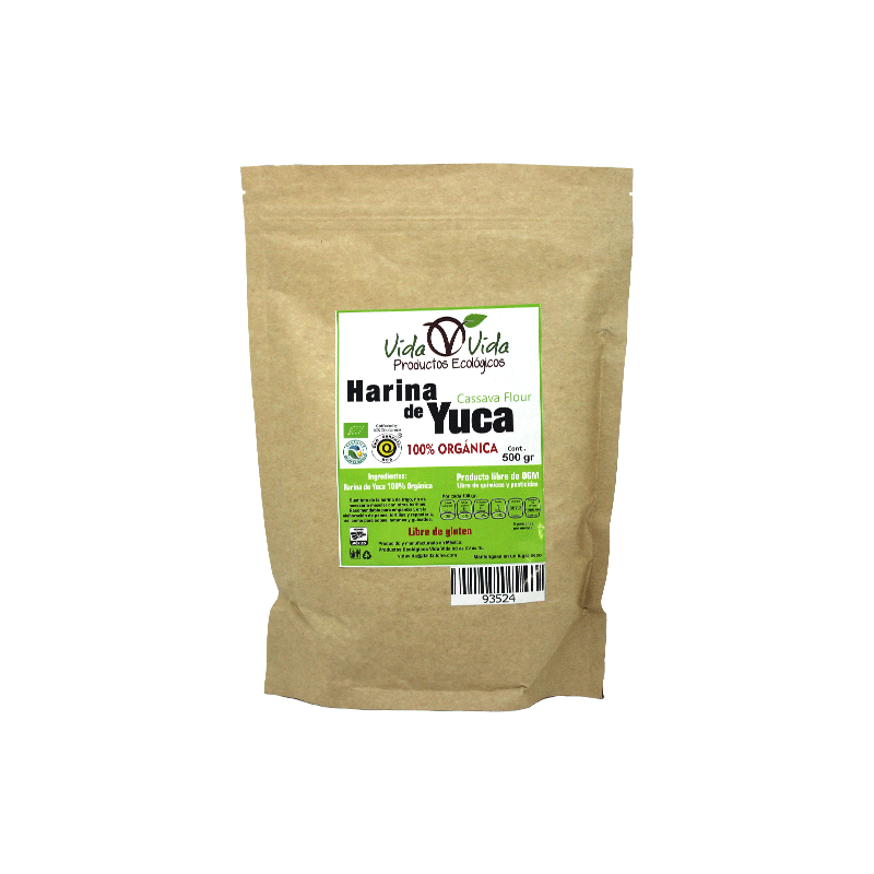 [93524] Harina de Yuca Refinada 500 g Vida Vida