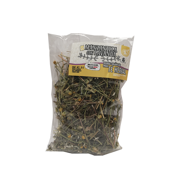 Tisana manzanilla con lavanda 20g org (La Cocina Verde)