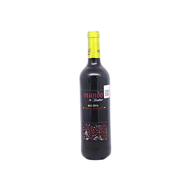 Vino tinto tempranillo merlot y syrah  (Yuntero)