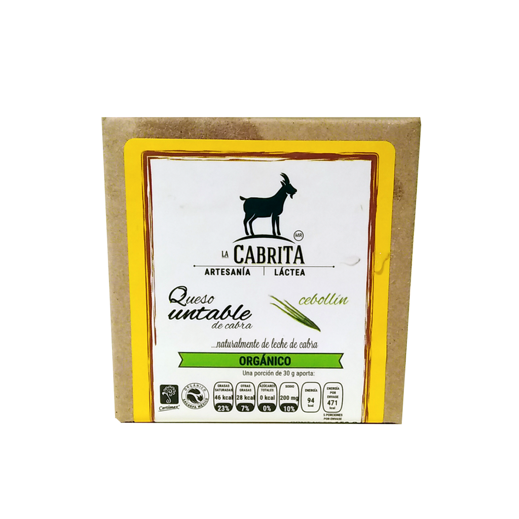[7503009134132] Queso untable cebollin 150 g (La Cabrita)
