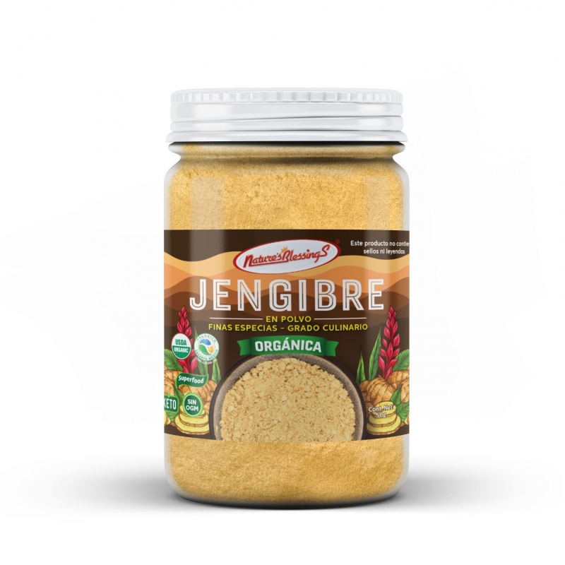Jengibre en Polvo Org 50 g (Natures Blessings)