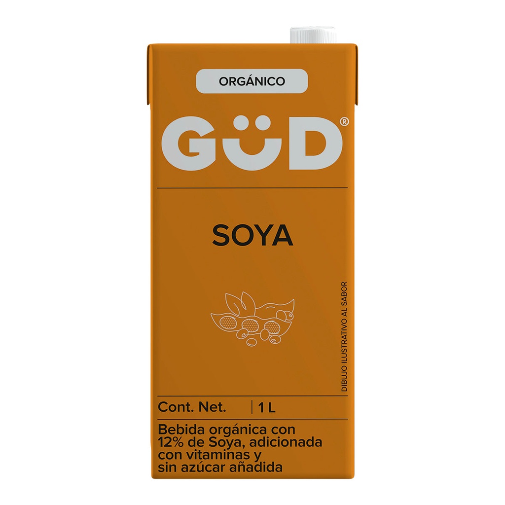 Bebida de Soya Sin Azúcar 1L Gud