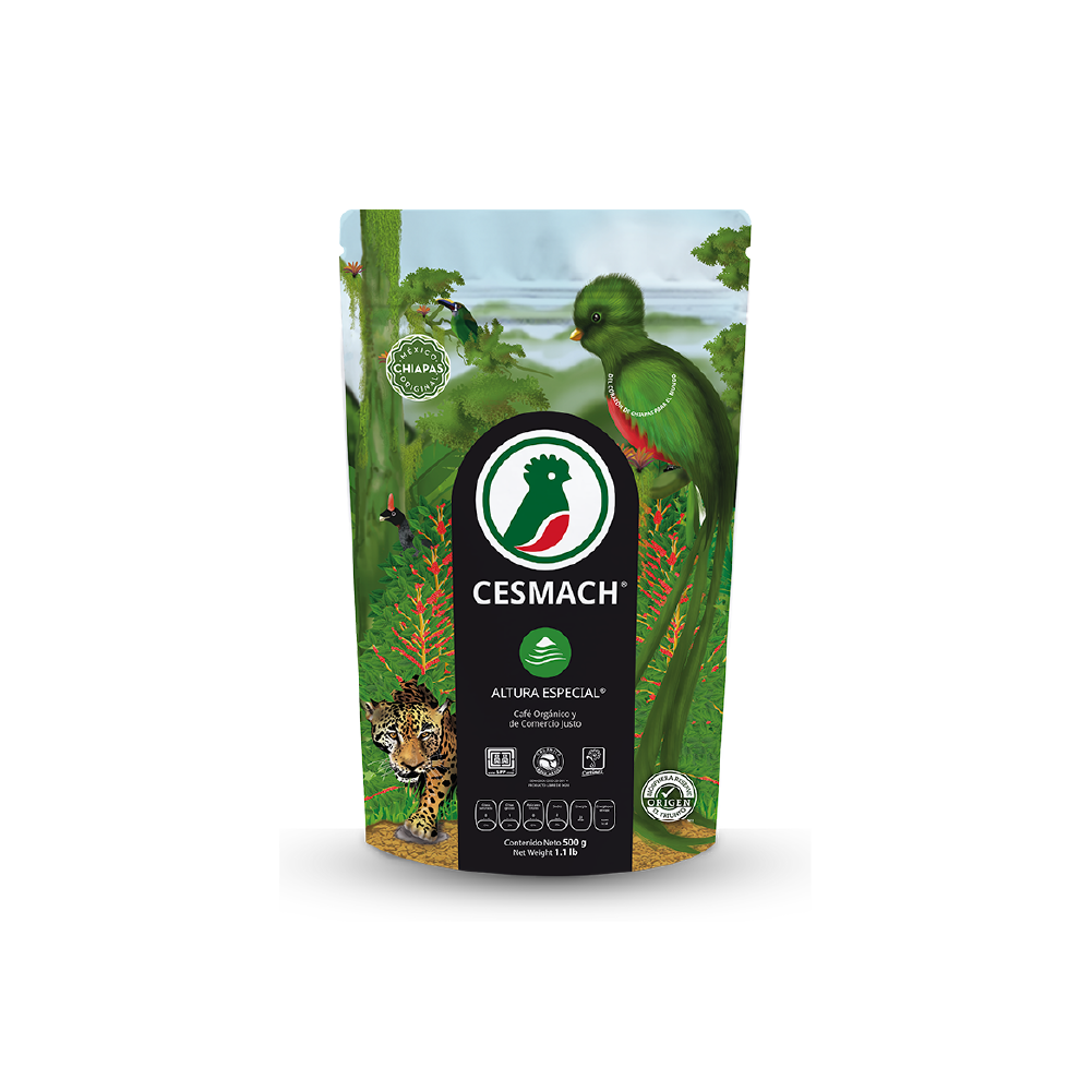 Cafe de altura en grano 500 g (Cesmach)