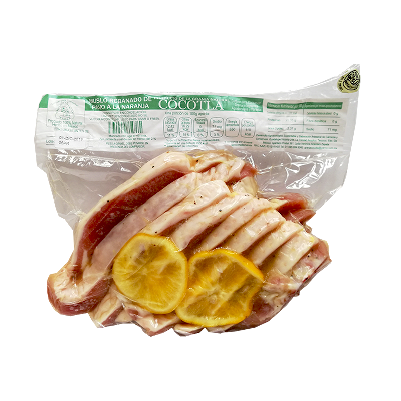 Muslo de pavo rebanado a la naranja kg (COCOTLA)