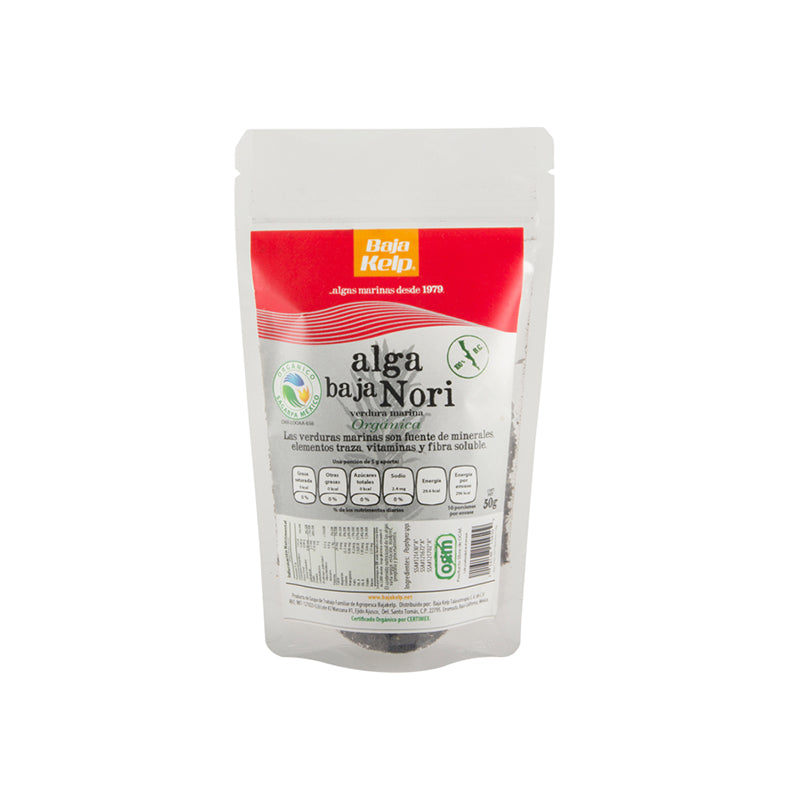 Alga baja nori organica  25g  (Baja Kelp)