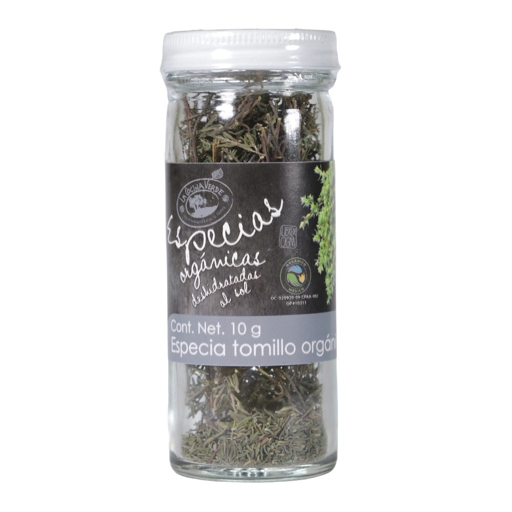 [0723707896461] Especia tomillo 10 g (La Cocina Verde)