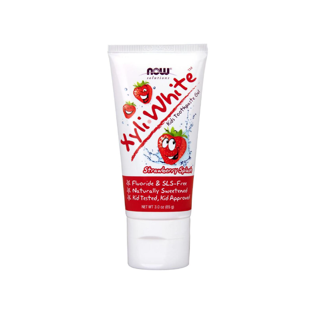 Gel dental infantil sabor chicle 85g  (Now)