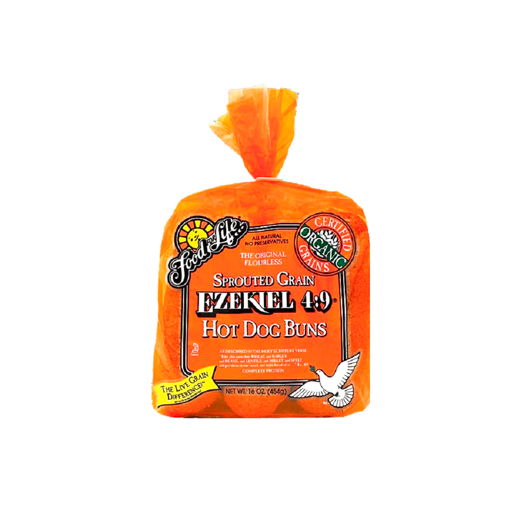 Pan para hot dog de cereales germinados 454g (Ezekiel)