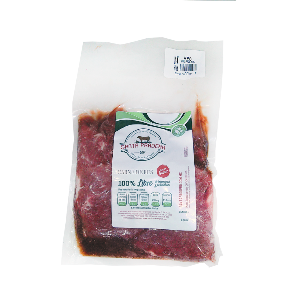 Milanesa de Res 500g (Santa Pradera)