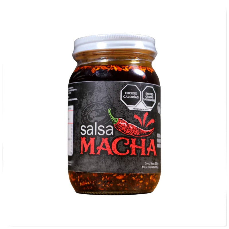 Salsa macha 225 ml (La Cocina Verde)