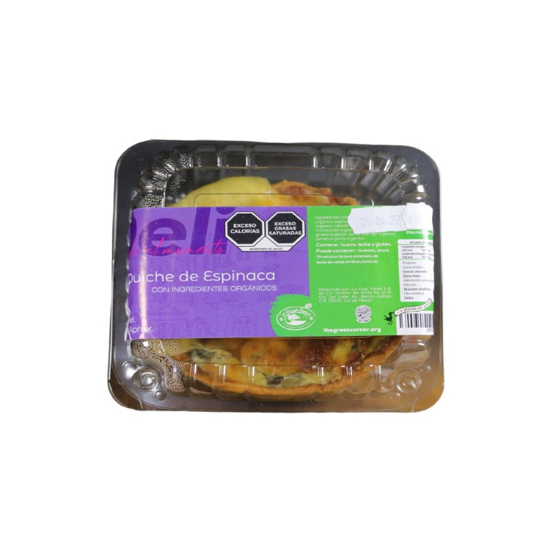 Quiche de espinacas orgánico  (Deli)