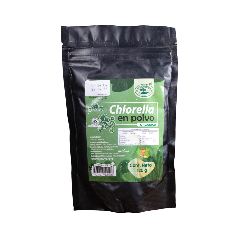 Chlorella polvo 120g org (La Cocina Verde)