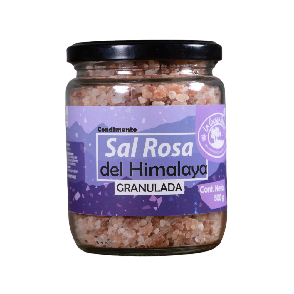 Sal rosa del himalaya granulada 500g (La Cocina Verde)