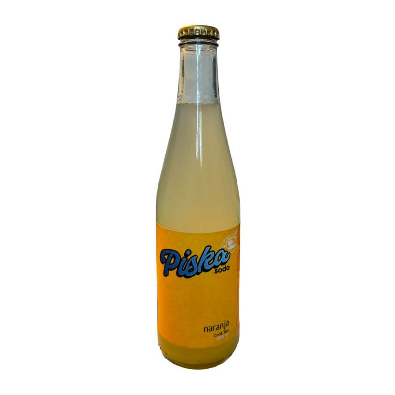 Soda piska de naranja 355 ml (La Cocina verde)