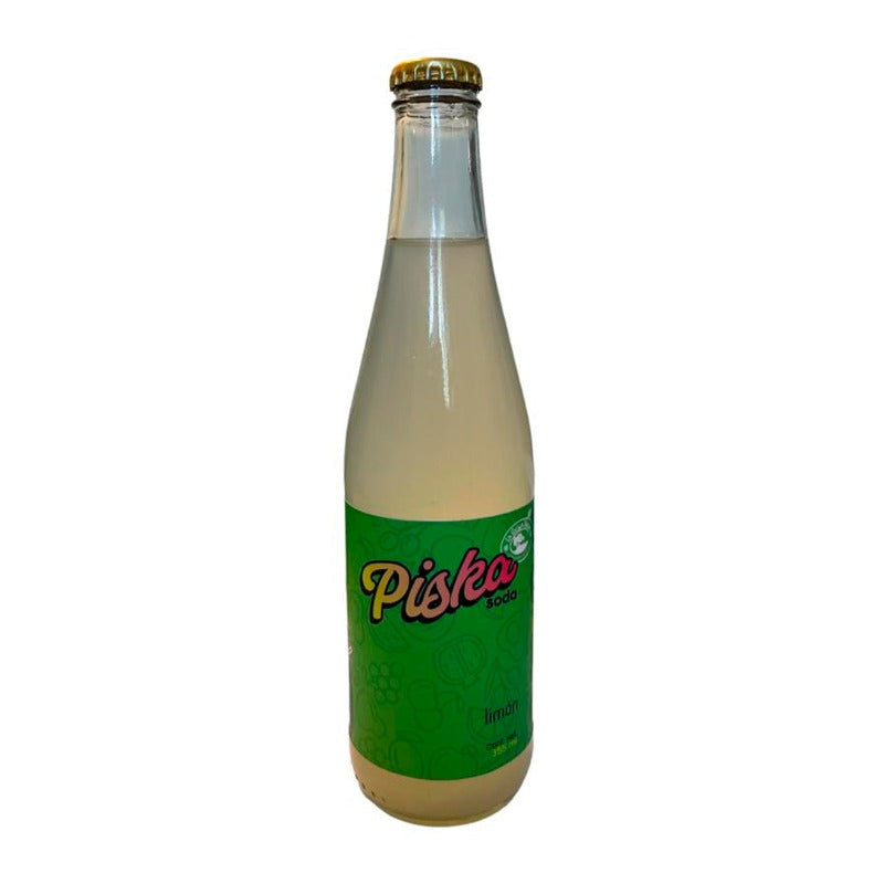 [0723707898526] Soda piska limón 355 ml (La Cocina Verde)