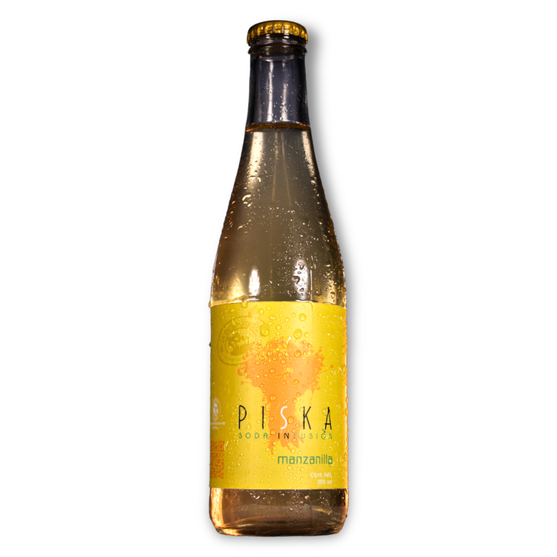 Soda infusión piska manzanilla org 355ml (LCV)