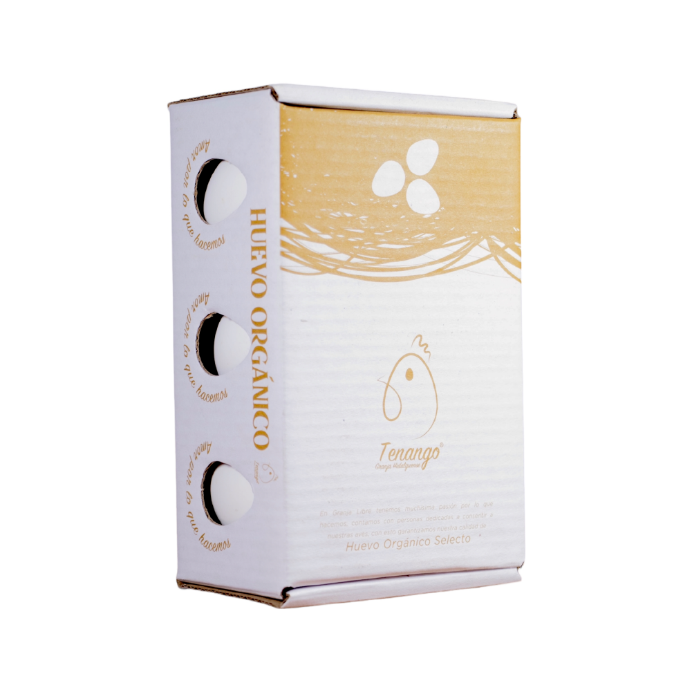 Huevo Blanco Organico 6 pzas (Tenango)