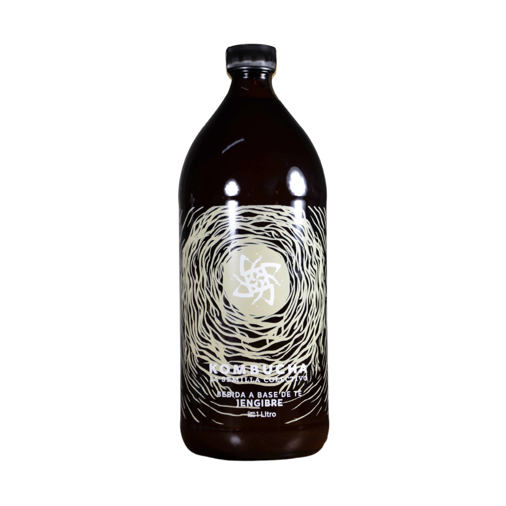 Té Kombucha de Jengibre 1L La Semilla Colectivo