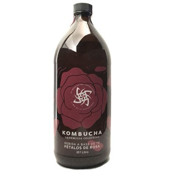 [737186865382] Té Kombucha con Pétalos de Rosa 1L La Semilla Colectivo