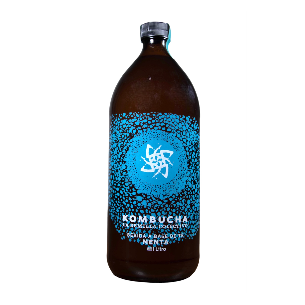 [737186865375] Té Kombucha de Menta 1LT La Semilla Colectivo