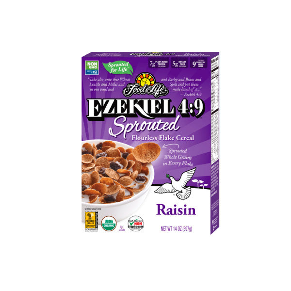 Cereal pasas canela en hojuelas 397 g (Ezekiel)